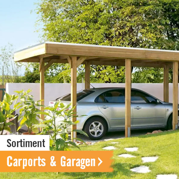 Sortiment Carports & Garagen