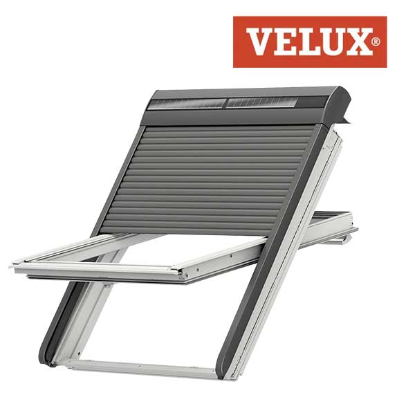 VELUX Solar-Rollladen SSL CK02 55X78 cm inkl. Funk-Wandschalter