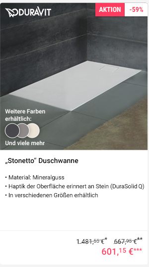 Duravit Stonetto Duschwanne