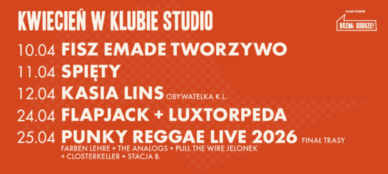 Kwiecień w Klubie Studio