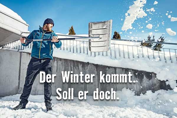 Schnee räumen mit HORNBACH