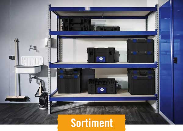 Schwerlastregale im HORNBACH Onlineshop