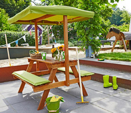 Dehner Kids Kinderpicknickset Niklas, 90 x 95 x 118 cm