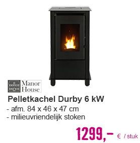 MANOR HOUSE Pelletkachel Durby 6 kW | HORNBACH