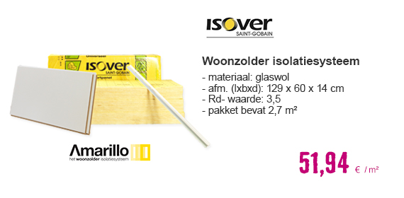 ISOVER Amarillo woonzolder isolatiesysteem 140 mm Rd 3,5 | HORNBACH