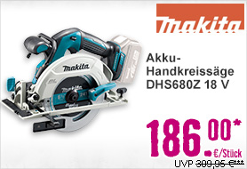 Akku-Handkreissäge Makita DHS680Z 18 V