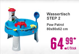 Wassertisch STEP 2 Paw Patrol 80x80x62 cm blau