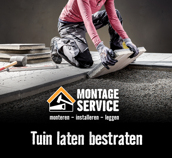 Tuin laten bestraten | MontageService 