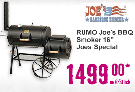 RUMO Joe´s BBQ Smoker 16" Joes Special