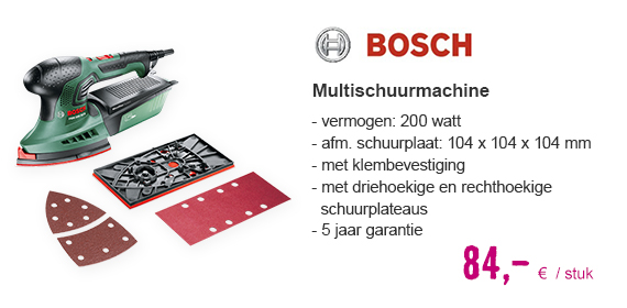 BOSCH Multischuurmachine l HORNBACH 