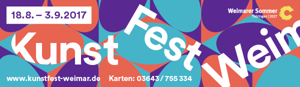 Anzeige: Kunstfestival Weimar