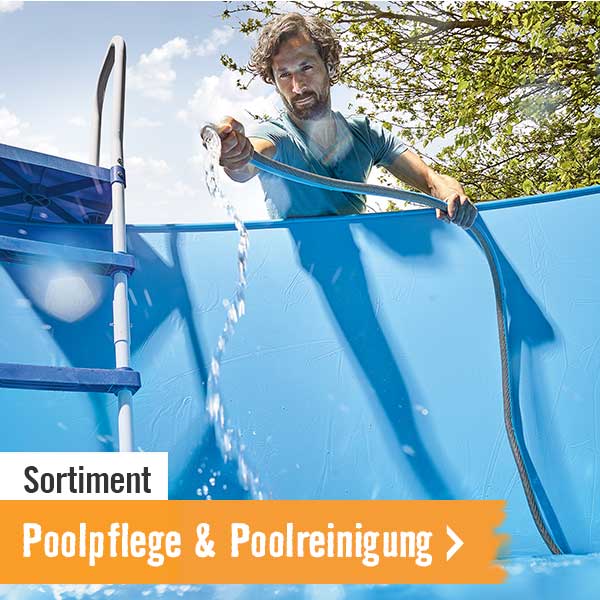 Sortiment Poolpflege und Poolreinigung