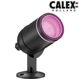 CALEX Smart Outdoor LED tuinspot RGB+CCT zwart | HORNBACH