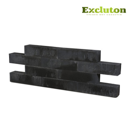 EXCLUTON Muursteen Linia Excellence nero, 15x15x60 cm | HORNBACH