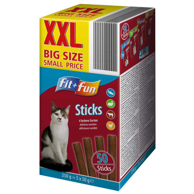 FIT+FUN Sticks XXL-Multipack 250g