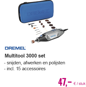  DREMEL Multitool 3000 (incl. 15 accessoires) | HORNBACH