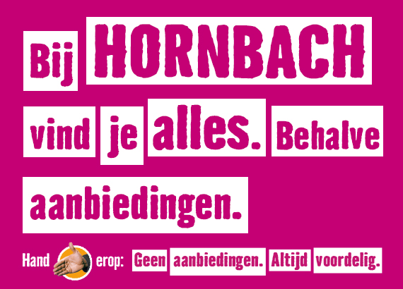 Bij HORNBACH vind je alles behalve aanbiedingen