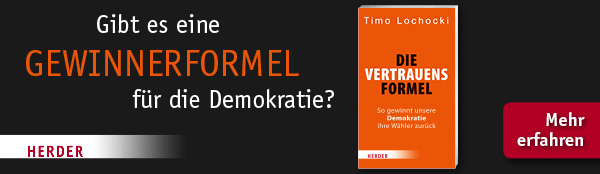 Anzeige: Herder Verlag // Timo Lochocki: Die Vertrauensformel