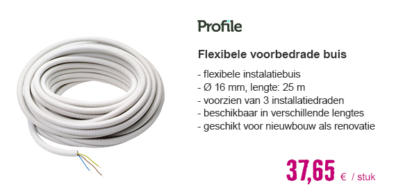 PROFILE Flexibele voorbedrade buis | HORNBACH