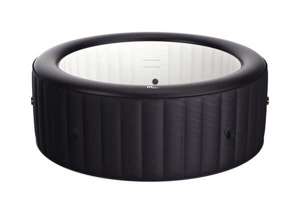 Aufblasbarer Whirlpool RIMBA Plug & Play mit Filtersystem, Desinfektionstechnologie, Whirlpoolgebläse, Abschalt-/Standby-Automatik und Timerfunktion blau