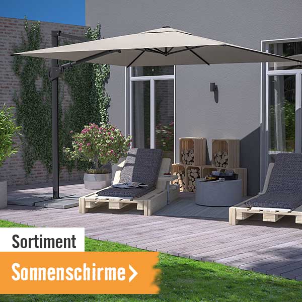 Sonnenschirme im HORNBACH Onlineshop