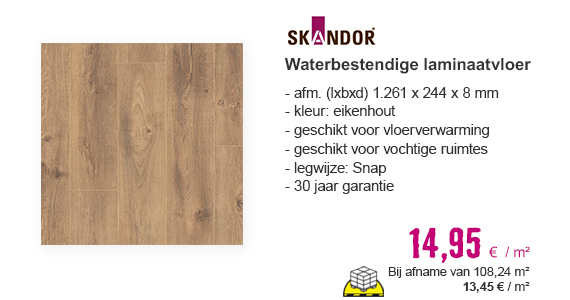 SKANDOR Laminaat 8.0 watervast Vivid oak | HORNBACH