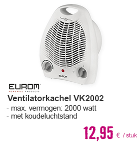 EUROM Ventilatorkachel VK2002 2000 Watt | HORNBACH