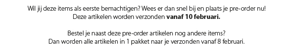 Plaats je pre-order nu!