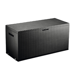 Opbergbox Nizza kunststof antraciet 52x120x60 cm | HORNBACH
