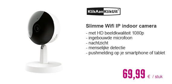 Slimme Wifi IP camera indoor l HORNBACH 