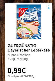 GUT&GÜNSTIG Bayerischer Leberkäse >>