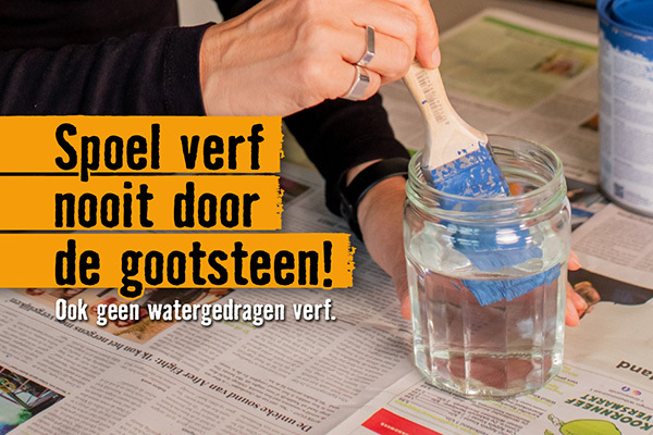 Spoel verf nooit door de gootsteen! - HORNBACH