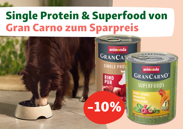 Single Protein & Superfood von Gran Carno zum Sparpreis