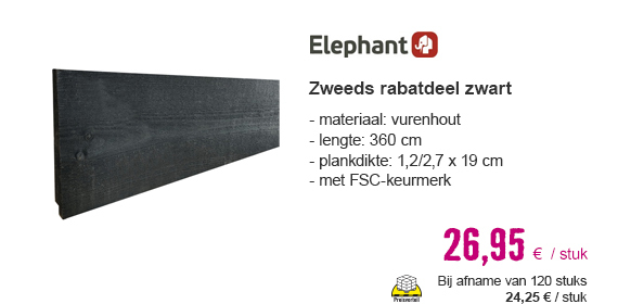 ELEPHANT Zweeds rabatdeel Vuren | HORNBACH