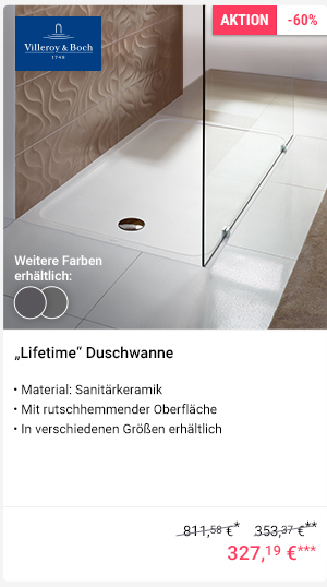 Villeroy & Boch Lifetime Duschwanne