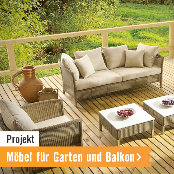 Projekt: Möbel für Garten und Balkon