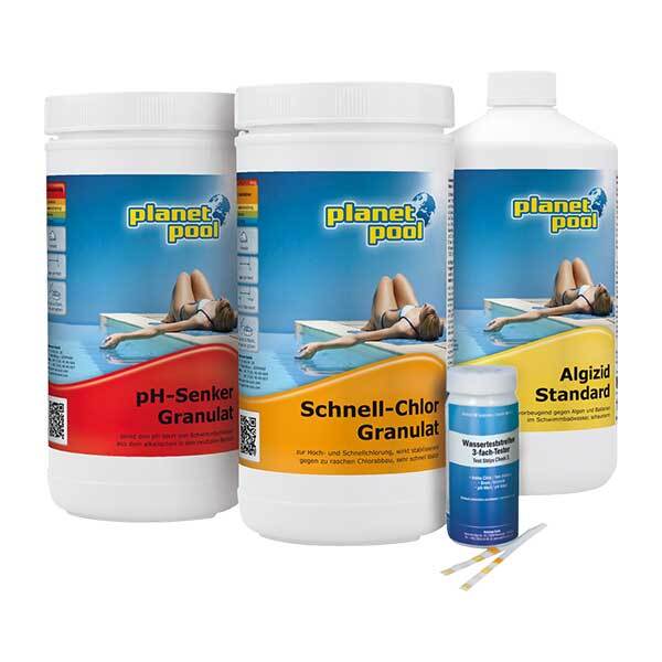 Wasserpflege Starter Set Planet Pool 5-teilig