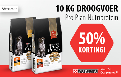 50% korting op 10 kg Pro Plan Nutriprotein!