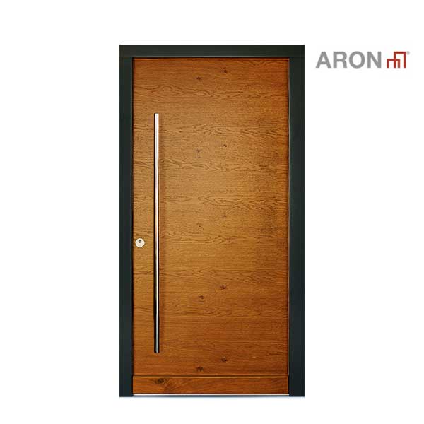 Haustür ARON 8509 Altholz-Struktur 110x210 cm DIN Links