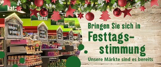 Weihnachtsstimmung im Markt