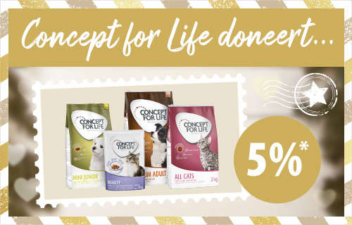 Concept for Life doneert 5%!