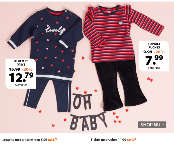 Bekijk alle meisjes babykleding.