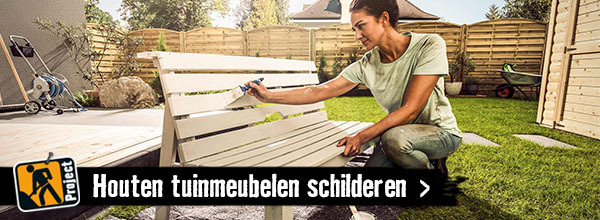 Houten tuinmeubelen schilderen | HORNBACH