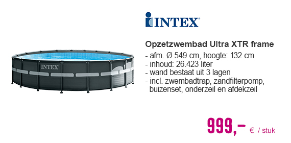 INTEX opzetzwembad Ultra XTR frame l HORNBACH 