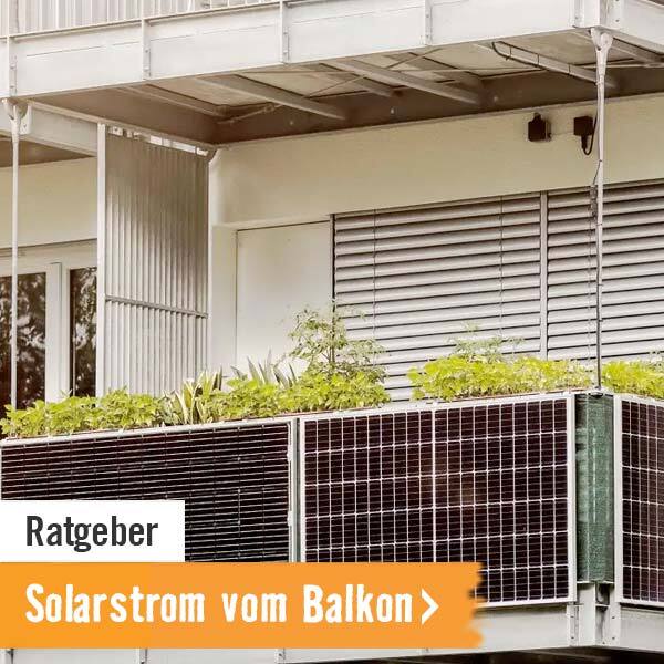 HORNBACH Ratgeber: Solarstrom vom Balkon