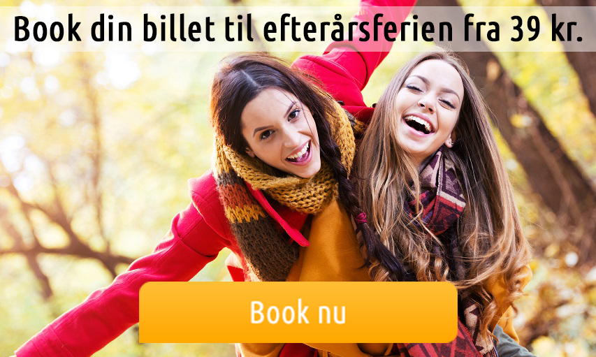 Book din efterårsbillet fra 39 kr.