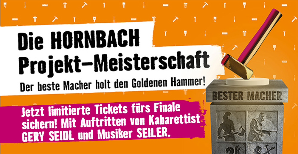 Tickets für die HORNBACH Projekt-Meisterschaft