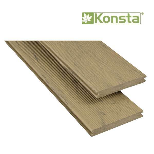 WPC Terrassendiele Konsta Samtesche 20x145 mm (Meterware ab 1,00 m bis max. 6,00 m)