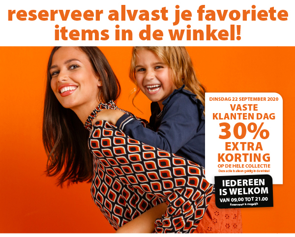 Reserveer alvast je favoriete items in de winkel