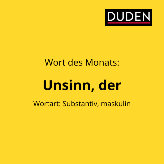 Duden: Zum Wort des Monats